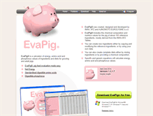 Tablet Screenshot of evapig.com